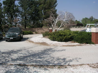 Center Driveway before
